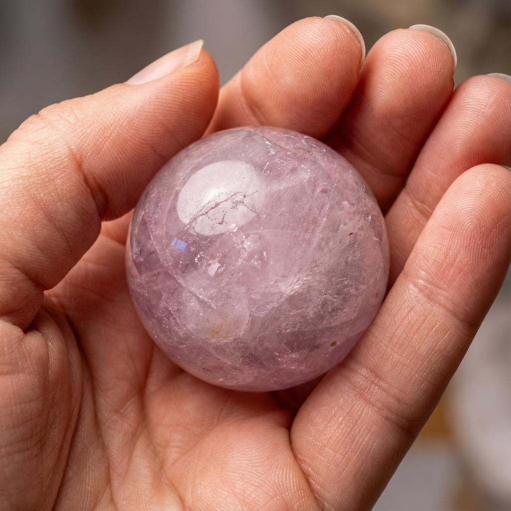 Edelsteinkugel Amethyst (4 cm) | Klarheit & innere Ruhe
