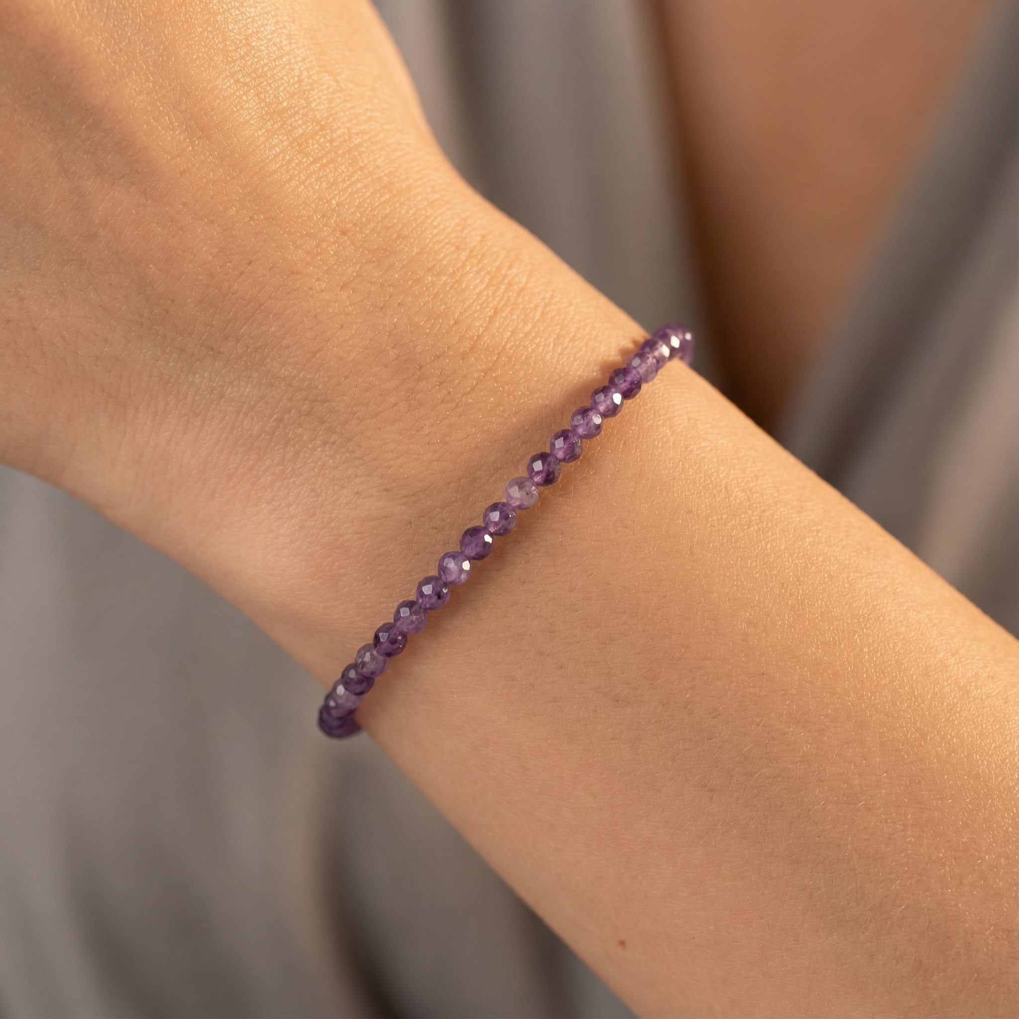 Edelsteinarmband Amethyst | Klarheit & innere Ruhe