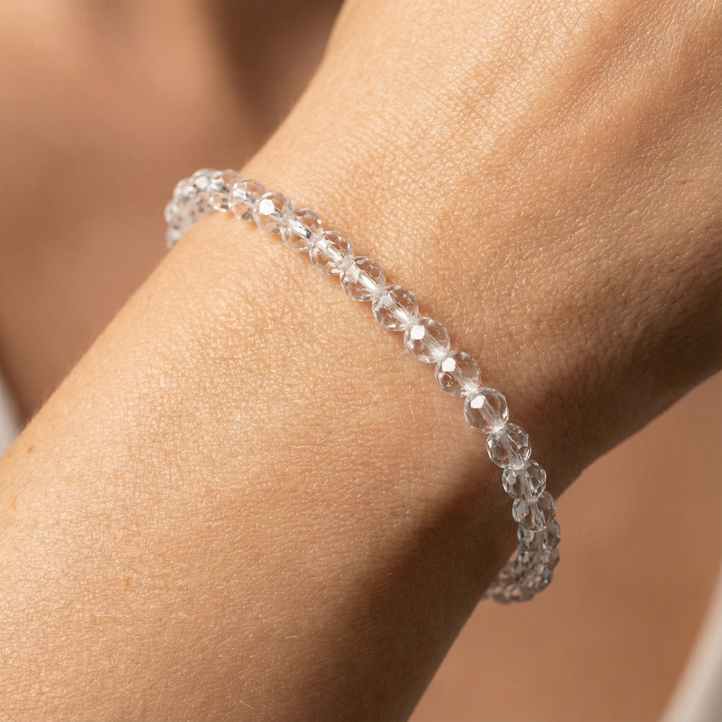 Edelsteinarmband Bergkristall | Klarheit & Ausrichtung
