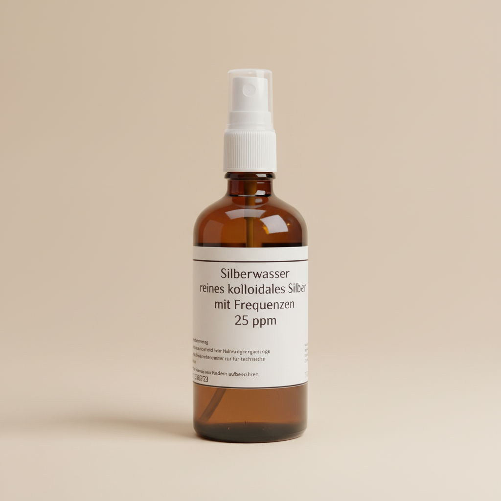 Kolloidales Silber 25 ppm – energetisiert mit 45 Frequenzen - 100ml